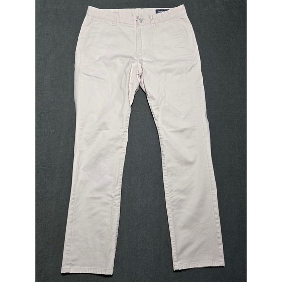 Bonobos Mens 30x30 Lightweight Casual Chino Pants Light Pink - Picture 1 of 6
